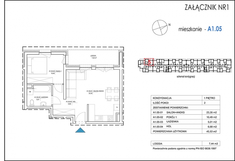 Apartament nr. A1.05